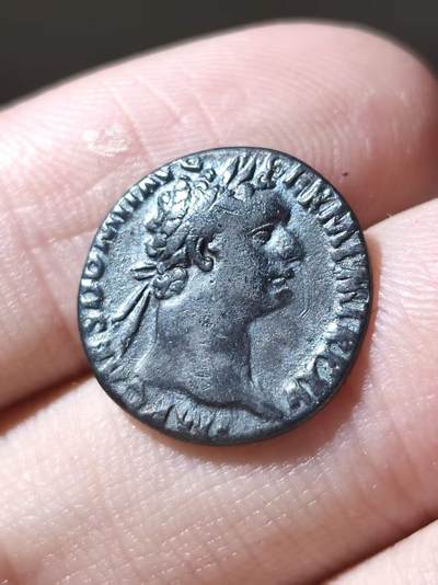 星盘世界钱币二月二十一日初五 世界古典币春节精品大拍 祝各位藏友马年大吉-新年新气象！ - 图密善第纳尔银币，公元95-96年铸于罗马。背面是密涅瓦持矛立像。币文为图密善头衔，十五届保民官，二十二届统帅，十七届执政官，并且有CENSOR PERPETUUS PATER PATRIAE称号，即生灵的审查官，国父。