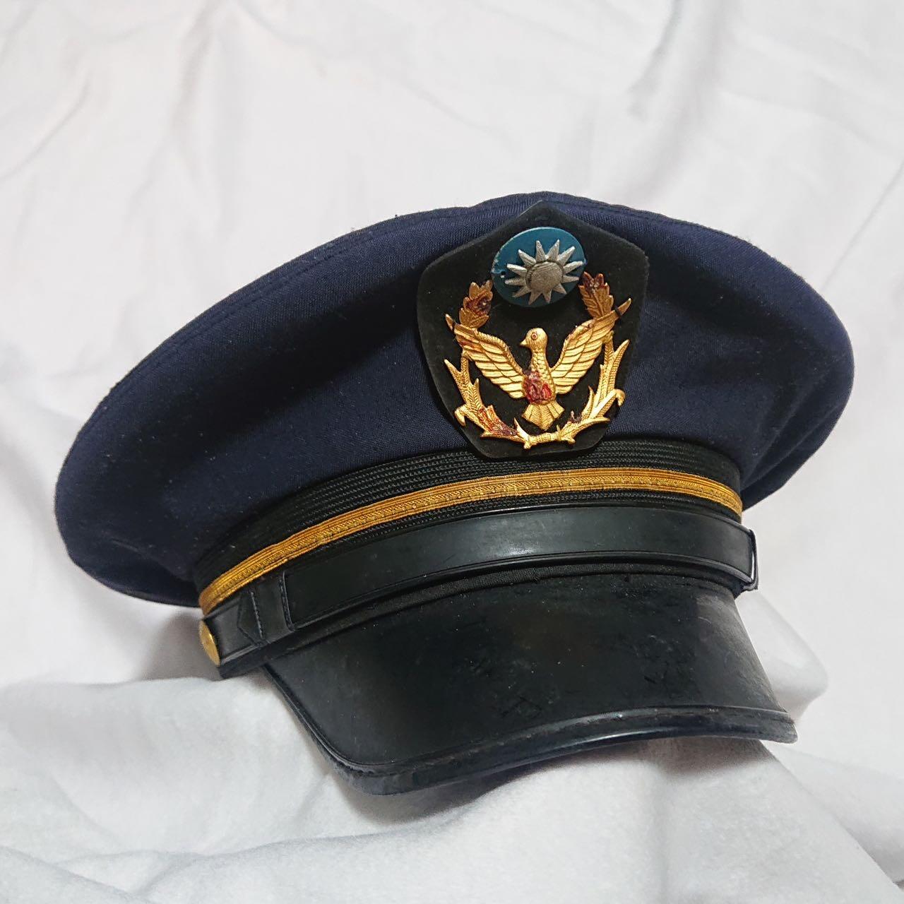 【第伍場】近代勋奖章徽章服饰杂项专场 上海兄弟帽厂-鸽子帽徽大檐帽，制作精良，头围约55-56cm