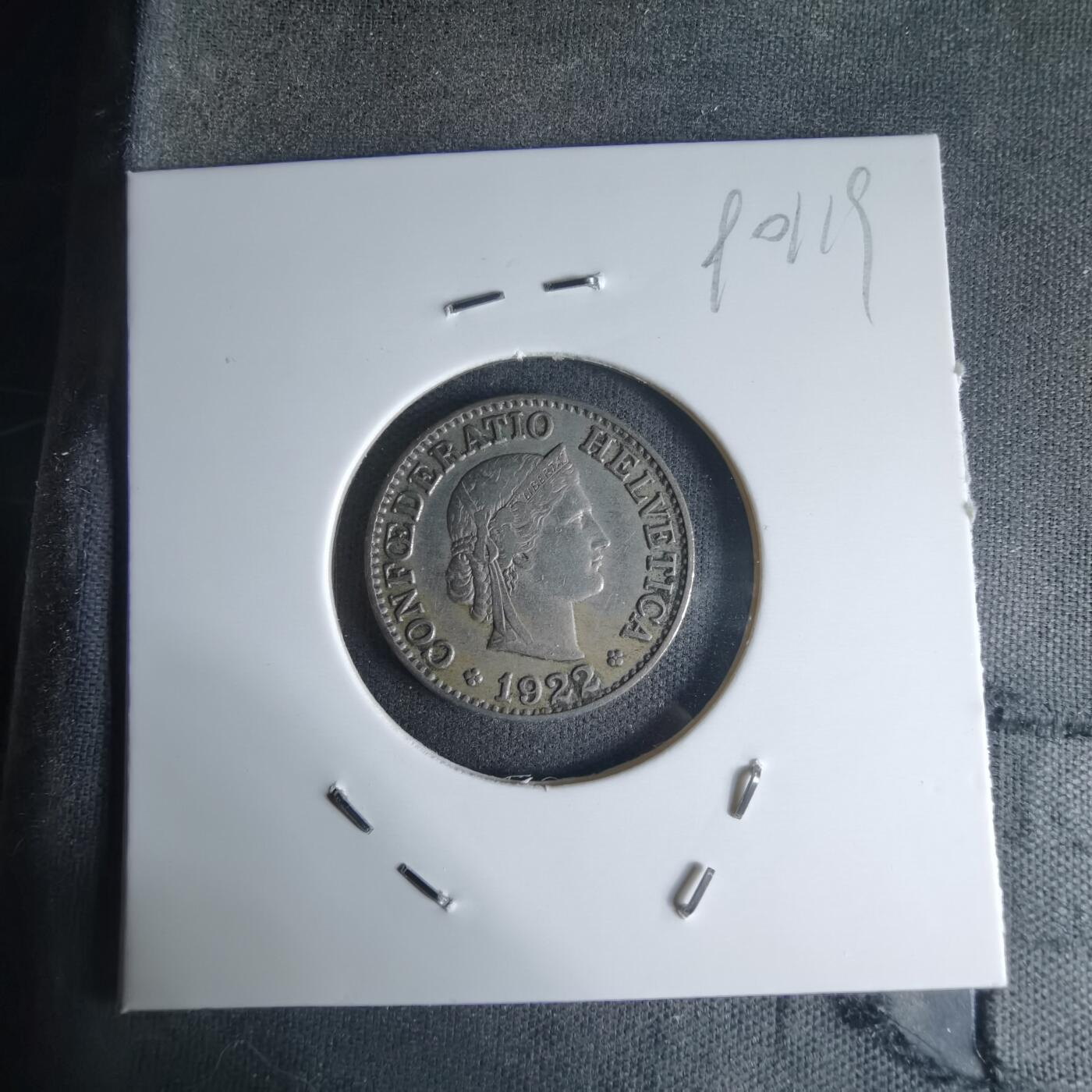 沼泽如烟--第990场 瑞士1922年10分