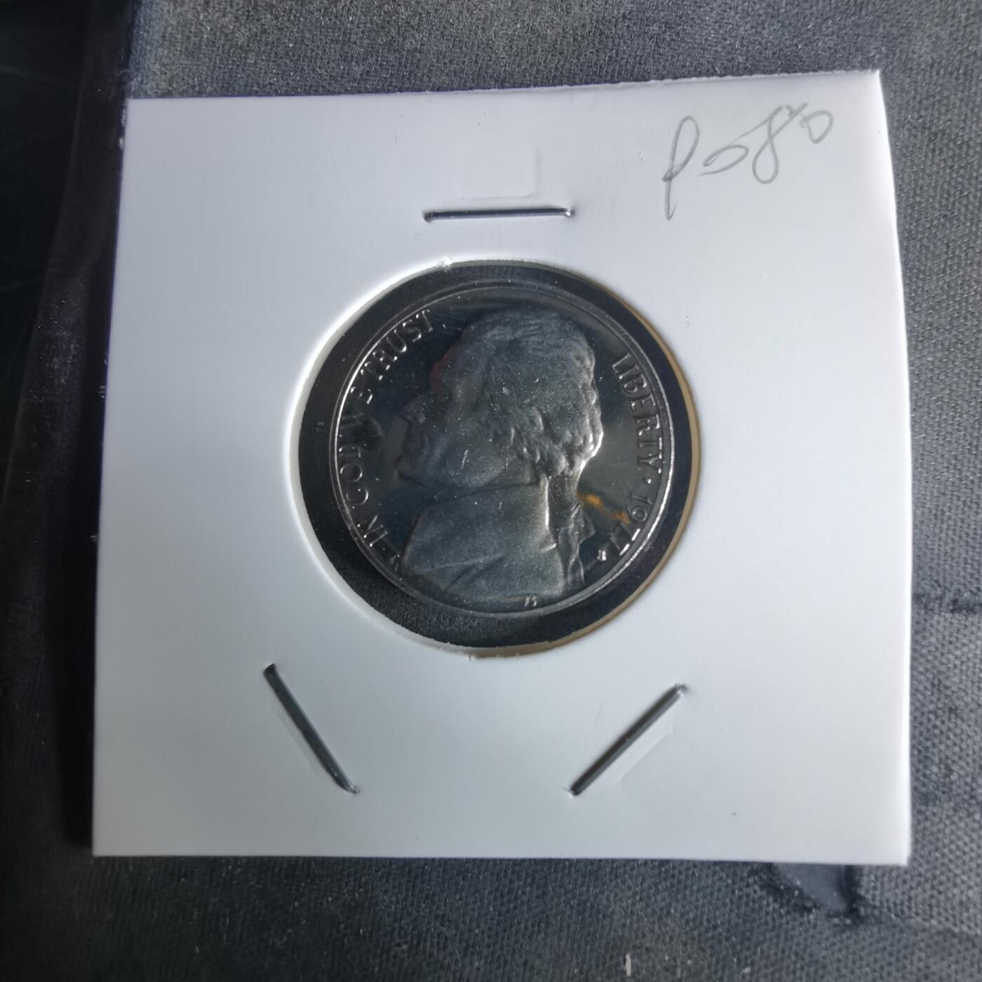 沼泽如烟--第990场 美国1977年5分精制币