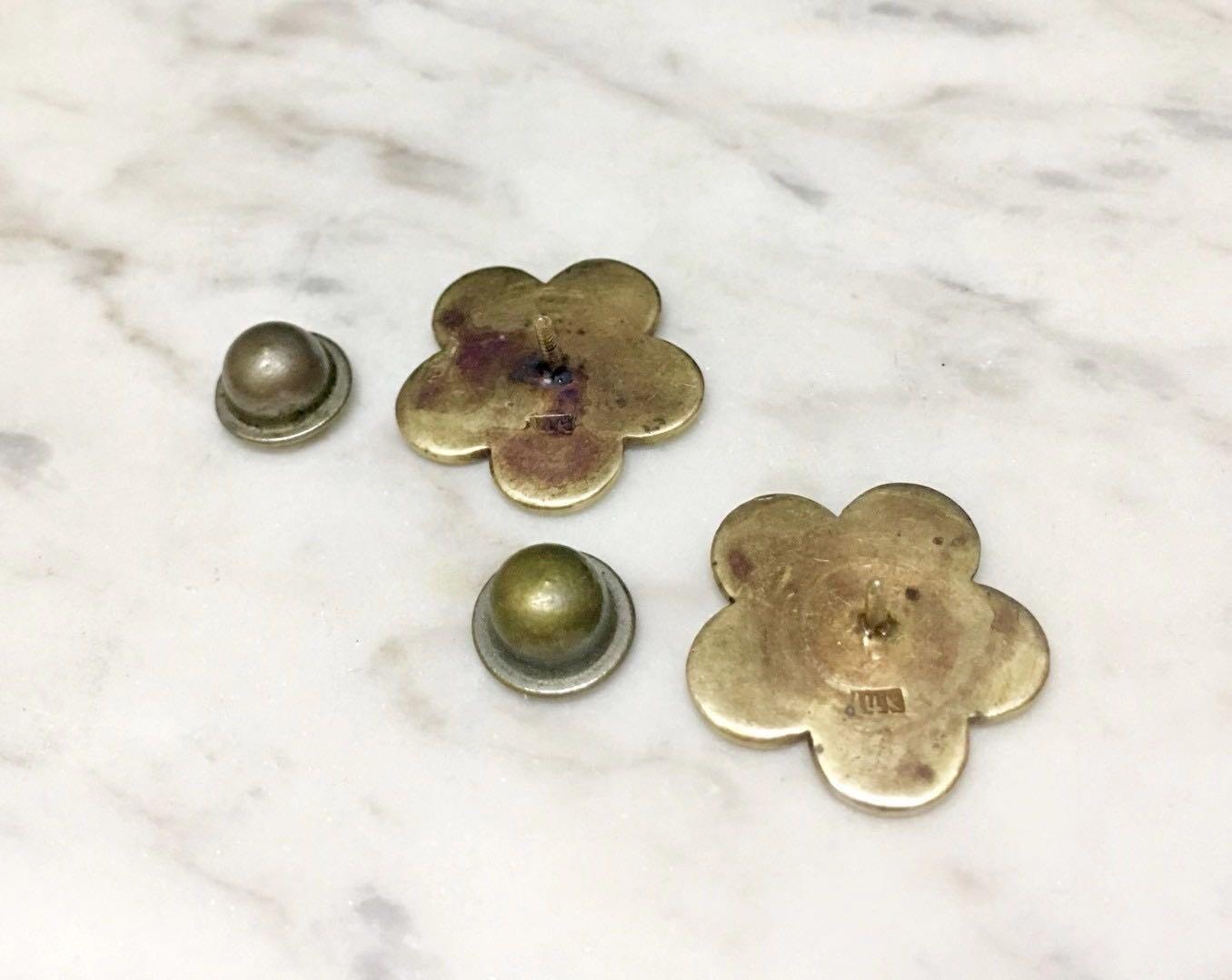 【第伍場】近代勋奖章徽章服饰杂项专场 抗战胜利—兵团司令中将及以上14K金质将官领章