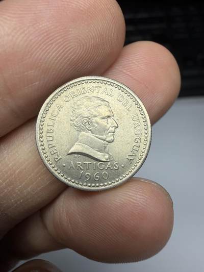 2025年集古藏今外币拍卖第二期-第6场—（总第306拍），可以寄存60天，满160元包邮。 - 1960年乌拉圭25分