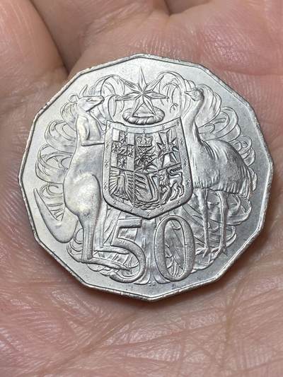 2026年第二十二场(总第一百九十一场）外国好品散币场(快递已停运节后统一发货) - 早期年份好品–澳大利亚🇦🇺1969年50分(伊丽莎白二世中年花冠，第二版首发年)