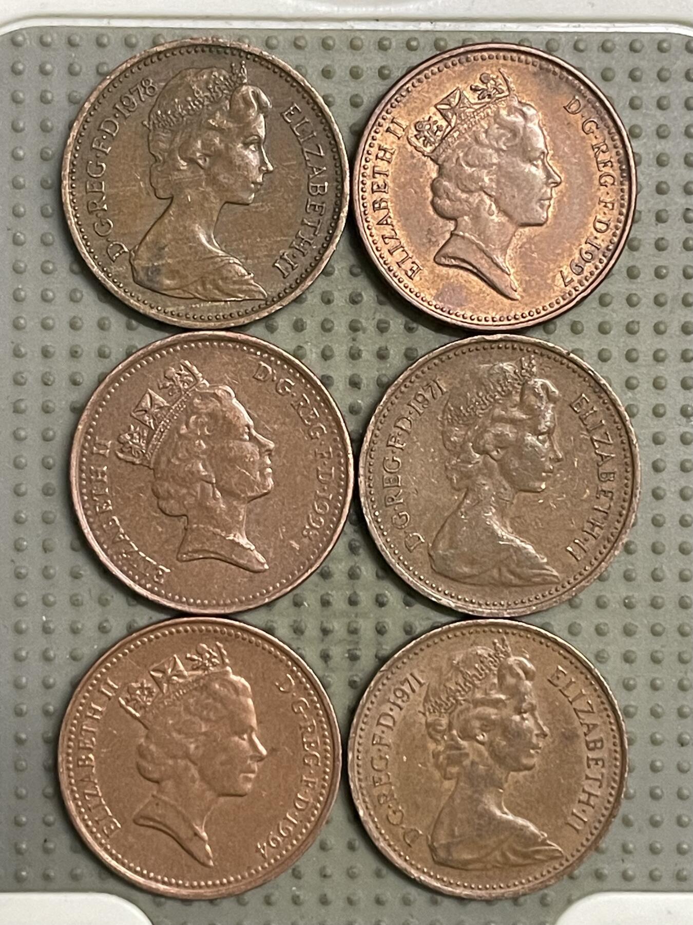 2026年第25场各国散币拍卖（总第175场）年前发货截止到11号 英国1便士6枚