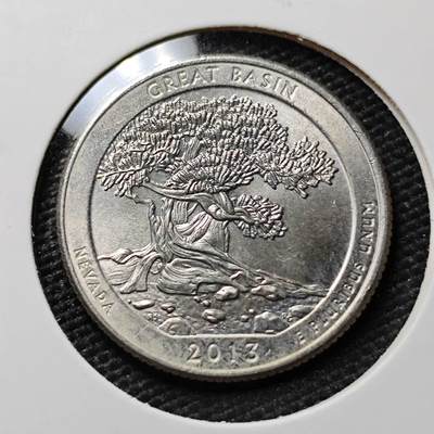 KK钱币收藏小铺  第395期  2月预留时间 周末发货 - 2013美国25美分 纪念币