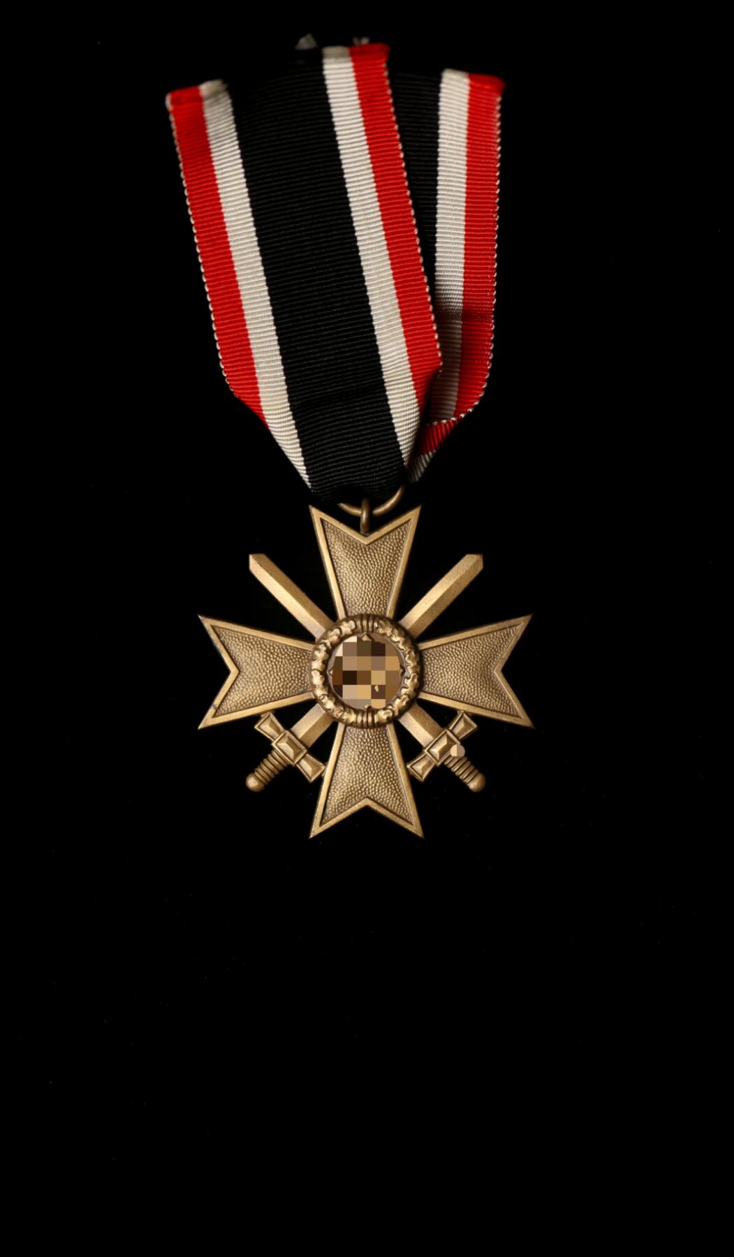 欢庆春节！戎马世界章牌大赏第112期春节大拍  德专场 铜制二级战功十字奖章 