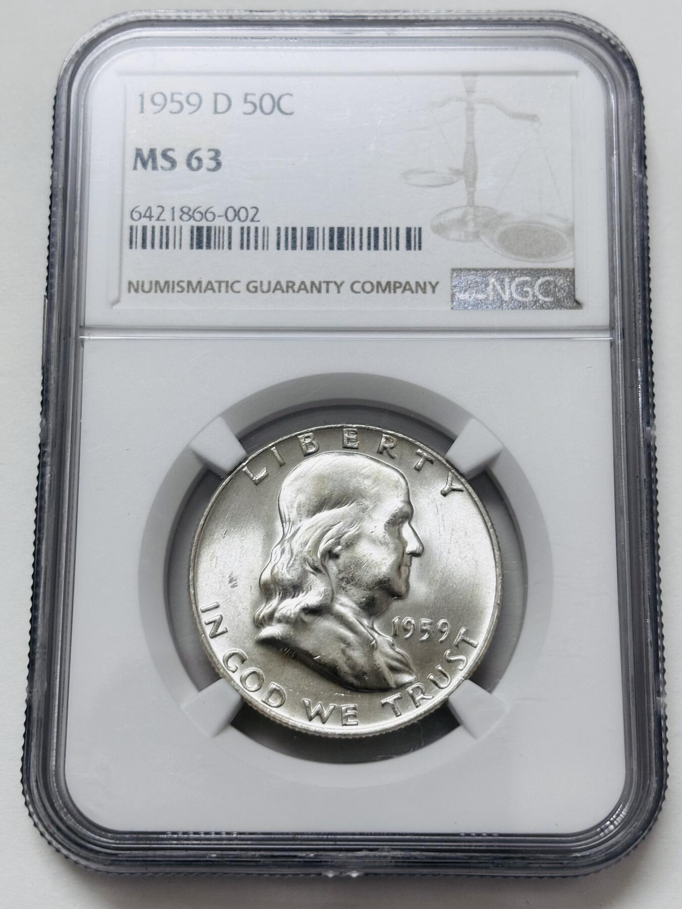 【金马踏春，泉马奔腾】2026 年新年贺岁场，（定于年初五接财神截拍）祝各位老板马到成功，马上有钱，愿岁岁平安喜乐顺遂 NGC MS63 分 1953 年美国富兰克林半美元银币 12.5 克 900 银