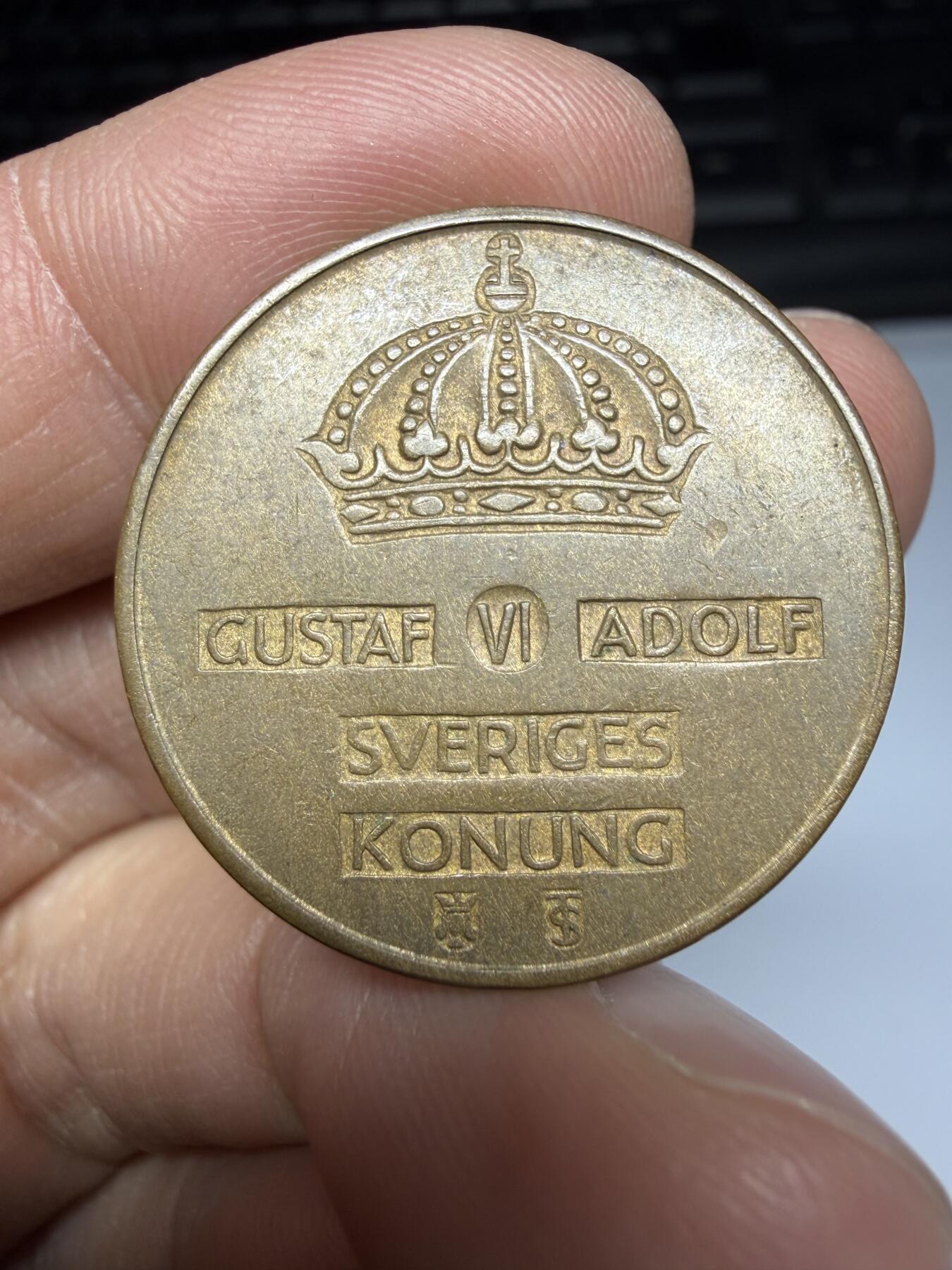 2025年集古藏今外币拍卖第二期-第6场—（总第306拍），可以寄存60天，满160元包邮。 1959年瑞典5欧尔