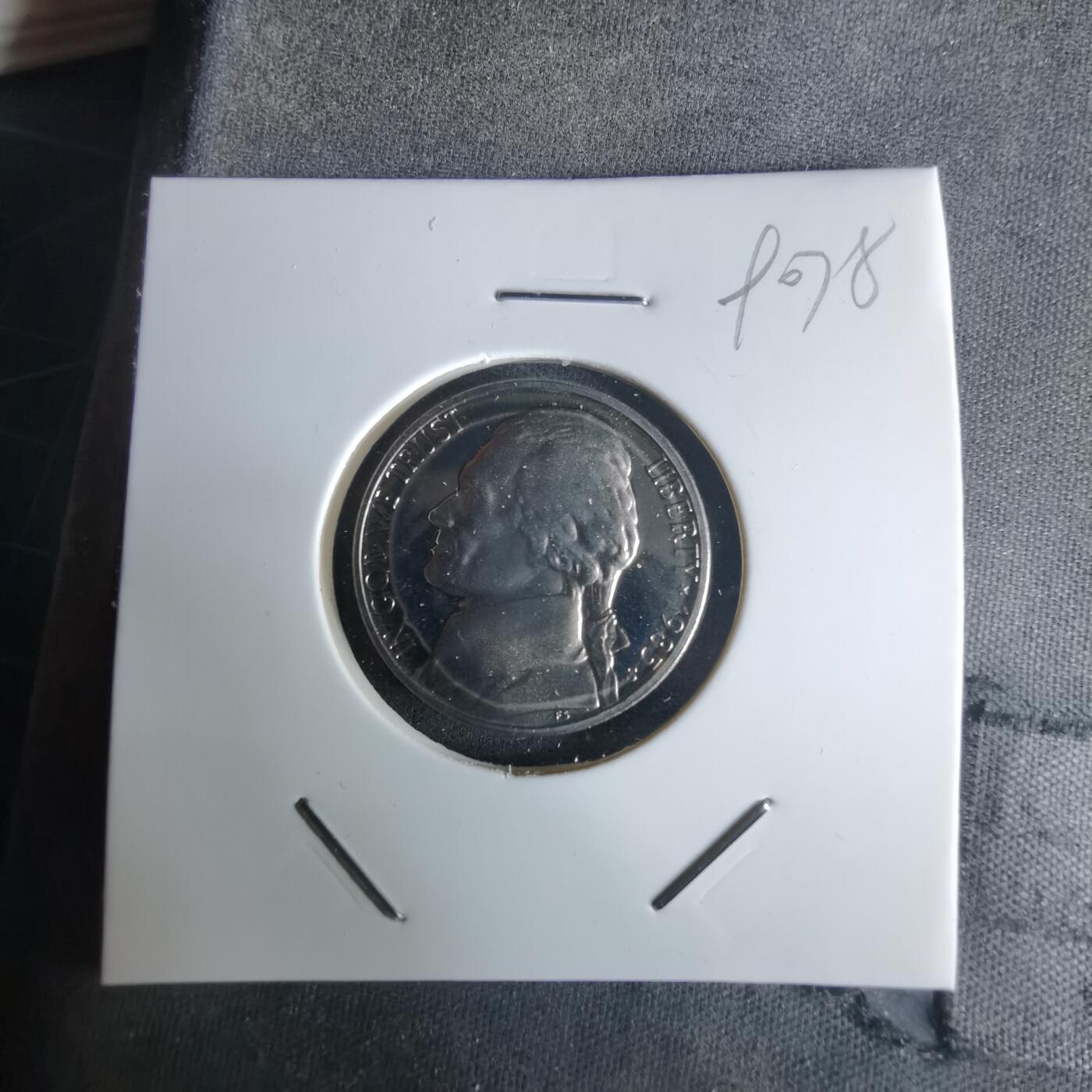 沼泽如烟--第990场 美国1985年5分精制币