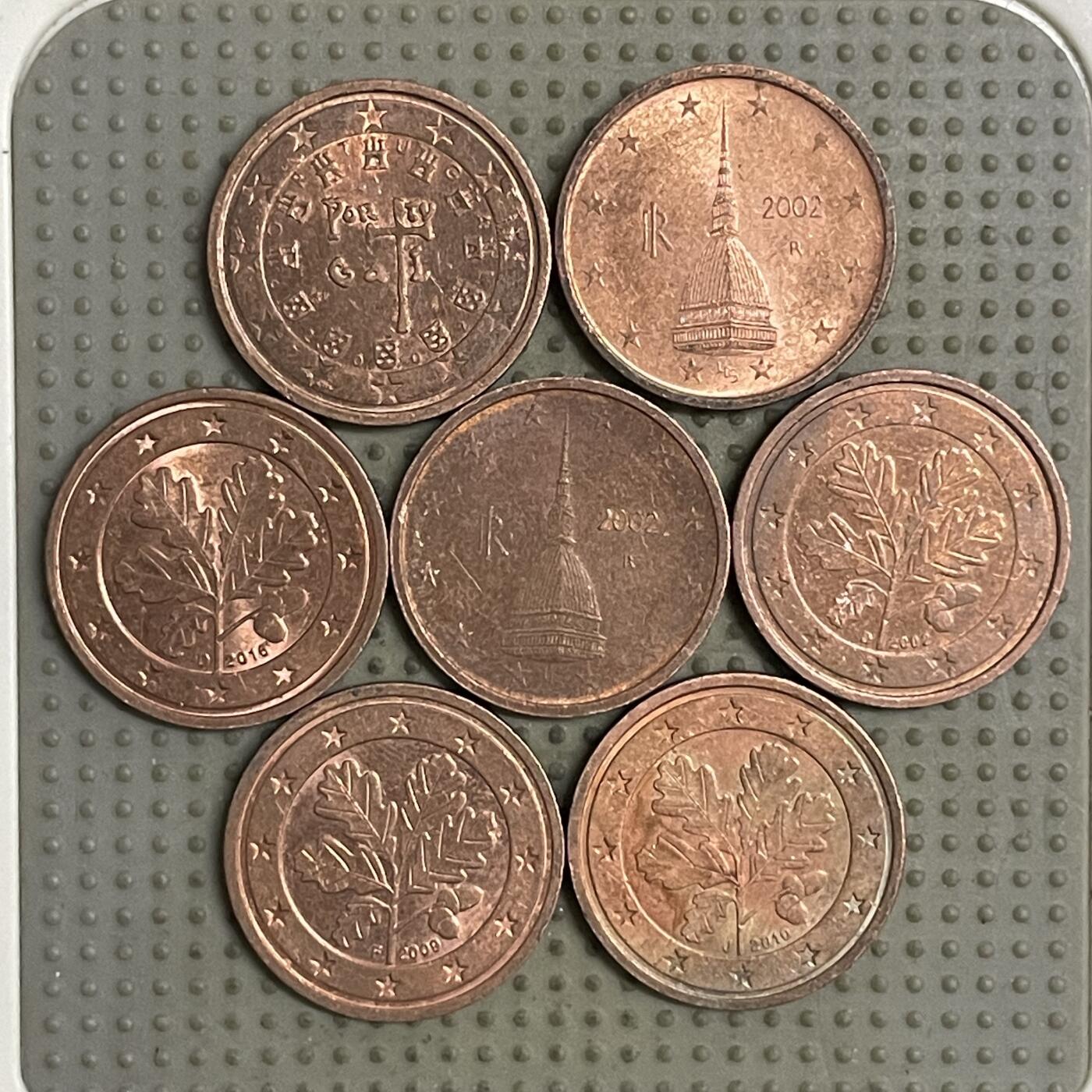 2026年第25场各国散币拍卖（总第175场）年前发货截止到11号 2欧分7枚