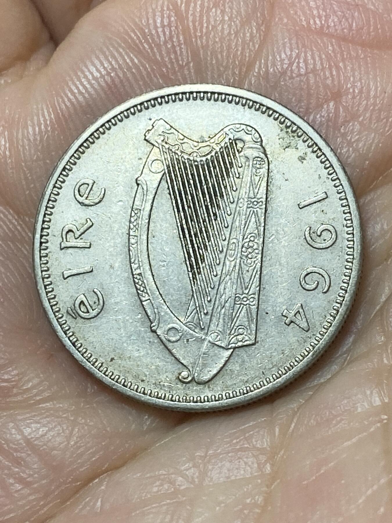 2026年第二十二场(总第一百九十一场）外国好品散币场(免佣金) 爱尔兰🇮🇪1964年1先令(共和国时期第一套第二版)