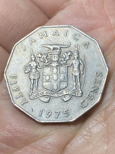 2026年第二十二场(总第一百九十一场）外国好品散币场(免佣金) - 牙买加🇯🇲1975年50分(宽国名款宽年份版，首发年)