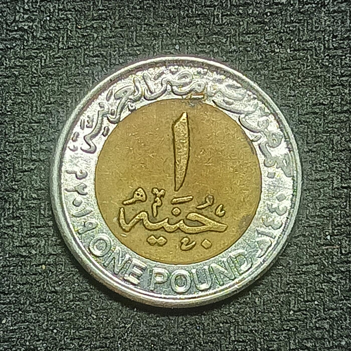 逸泉钱币2026B第十场世界钱币纪念币专场B1231-1615 1434埃及1镑