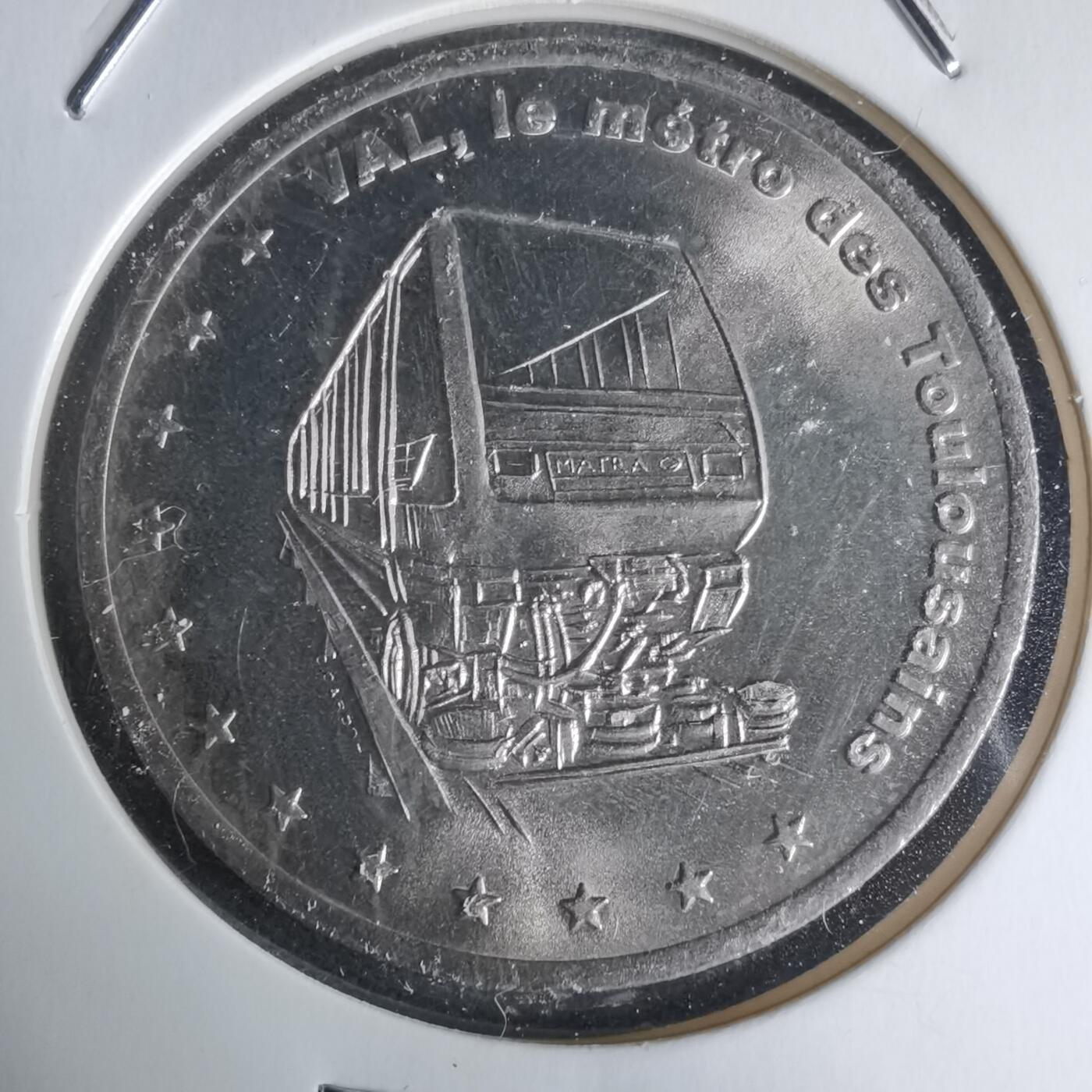 沼泽如烟--第990场 1998年法国地铁2欧纪念币