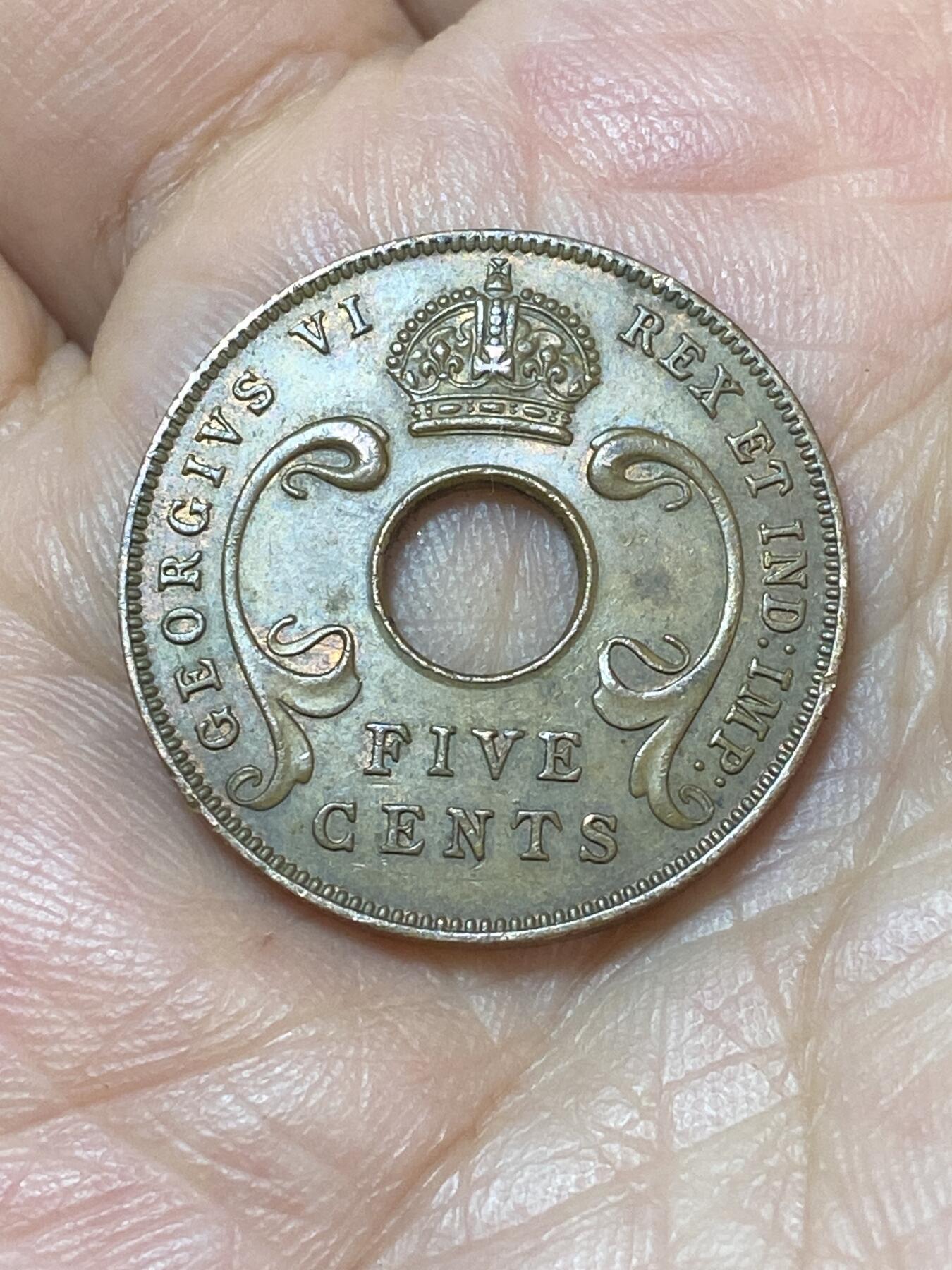 2026年第二十二场(总第一百九十一场）外国好品散币场(免佣金) 英属东非1942年5分(乔治六世第二版)