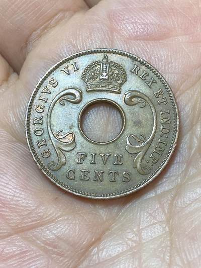 2026年第二十二场(总第一百九十一场）外国好品散币场(免佣金) - 英属东非1942年5分(乔治六世第二版)