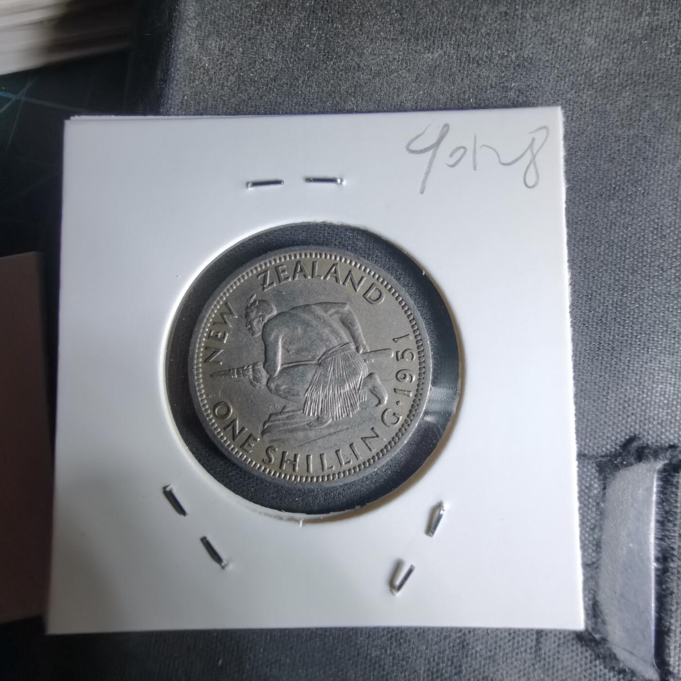 沼泽如烟--第990场 新西兰1951年1先令