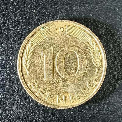 逸泉钱币2026第十二组世界钱币专场春节千件大拍A1614～2574 - 2514 联邦德国10芬尼