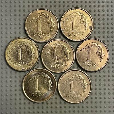 2026年第25场各国散币拍卖（总第175场）年前发货截止到11号 - 波兰1格罗申7枚