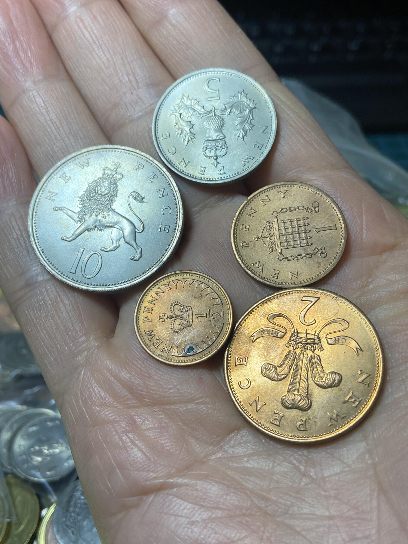 2026年第二十二场(总第一百九十一场）外国好品散币场(免佣金) 英国🇬🇧十进制第一版首发年套币5枚