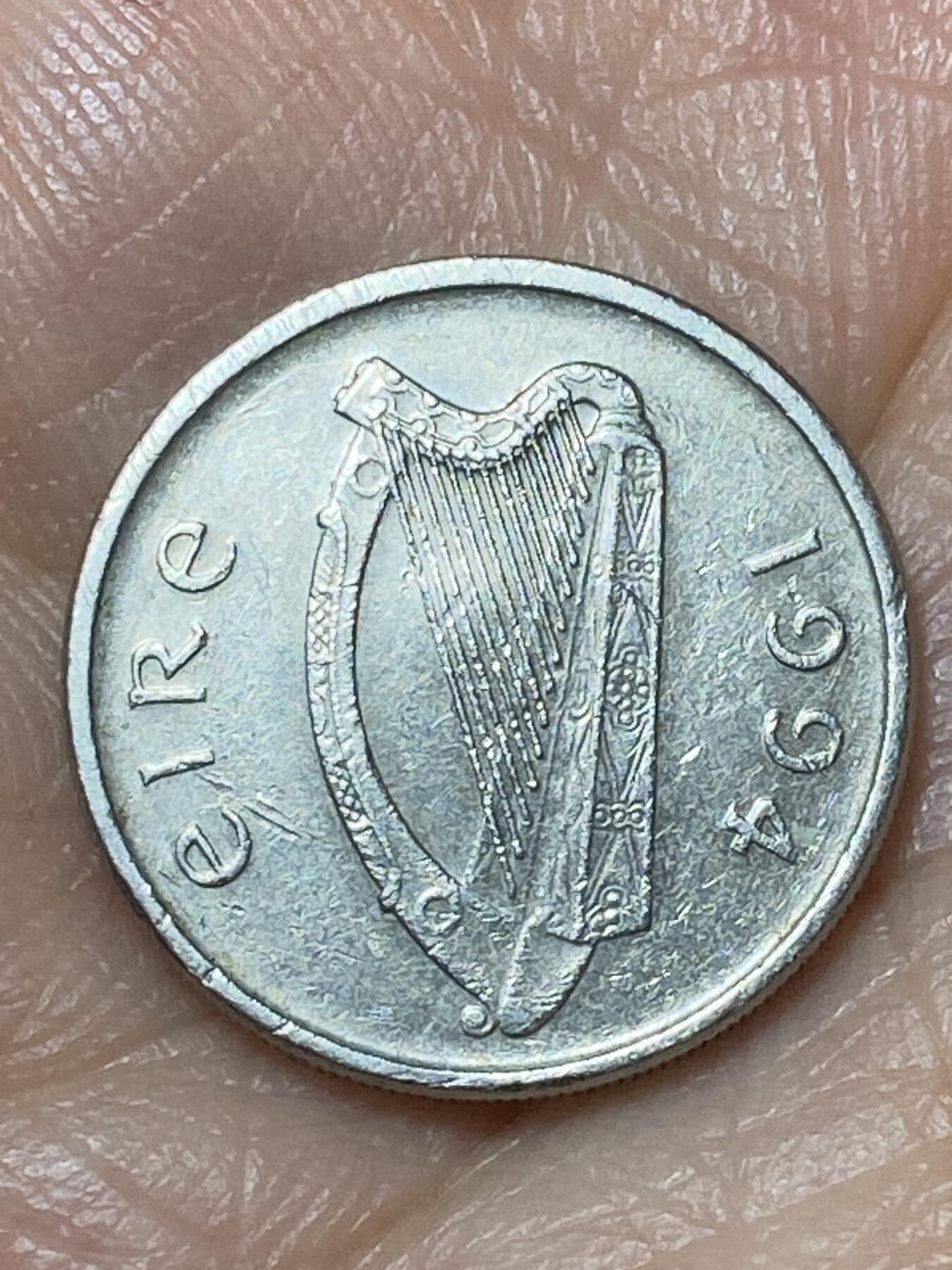 2026年第二十二场(总第一百九十一场）外国好品散币场(免佣金) 爱尔兰🇮🇪1994年5便士(共和国时期第二套第二版)