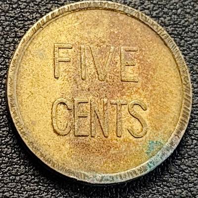 泉币菌-第188场- 精品福利场（本周五和之前拍的 2月14日发货） - 美国20世纪中期 5美分 商业代用币 美国青年保龄球协会