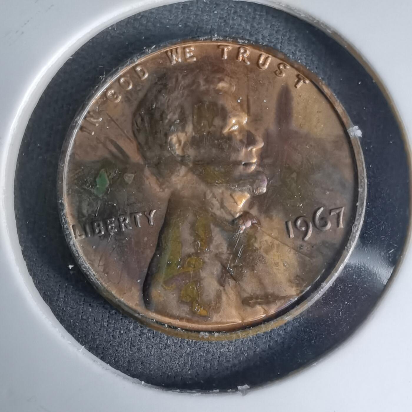 沼泽如烟--第990场 美国1967年1分精制币