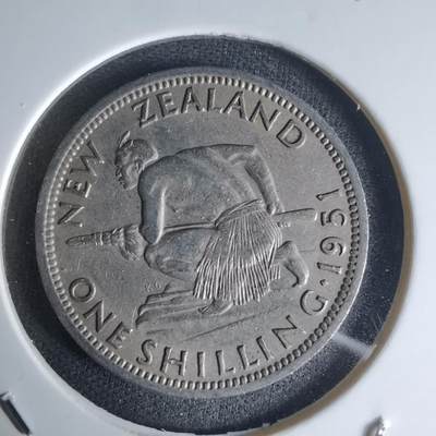 沼泽如烟--第990场 - 新西兰1951年1先令