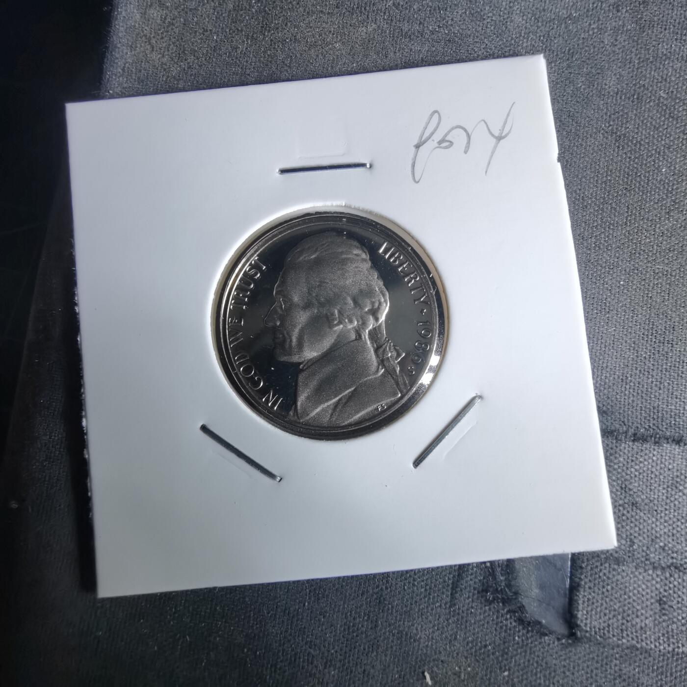 沼泽如烟--第990场 美国1986年5分精制币