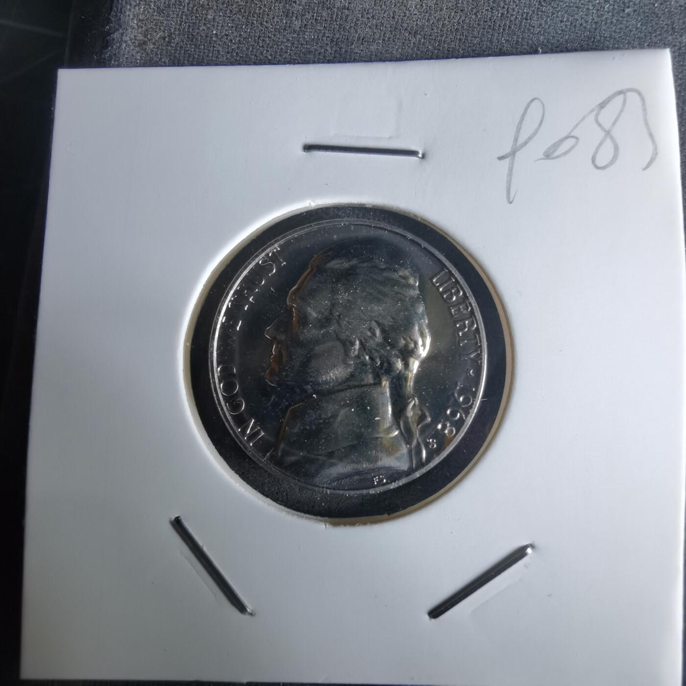 沼泽如烟--第990场 美国1968年5分精制币