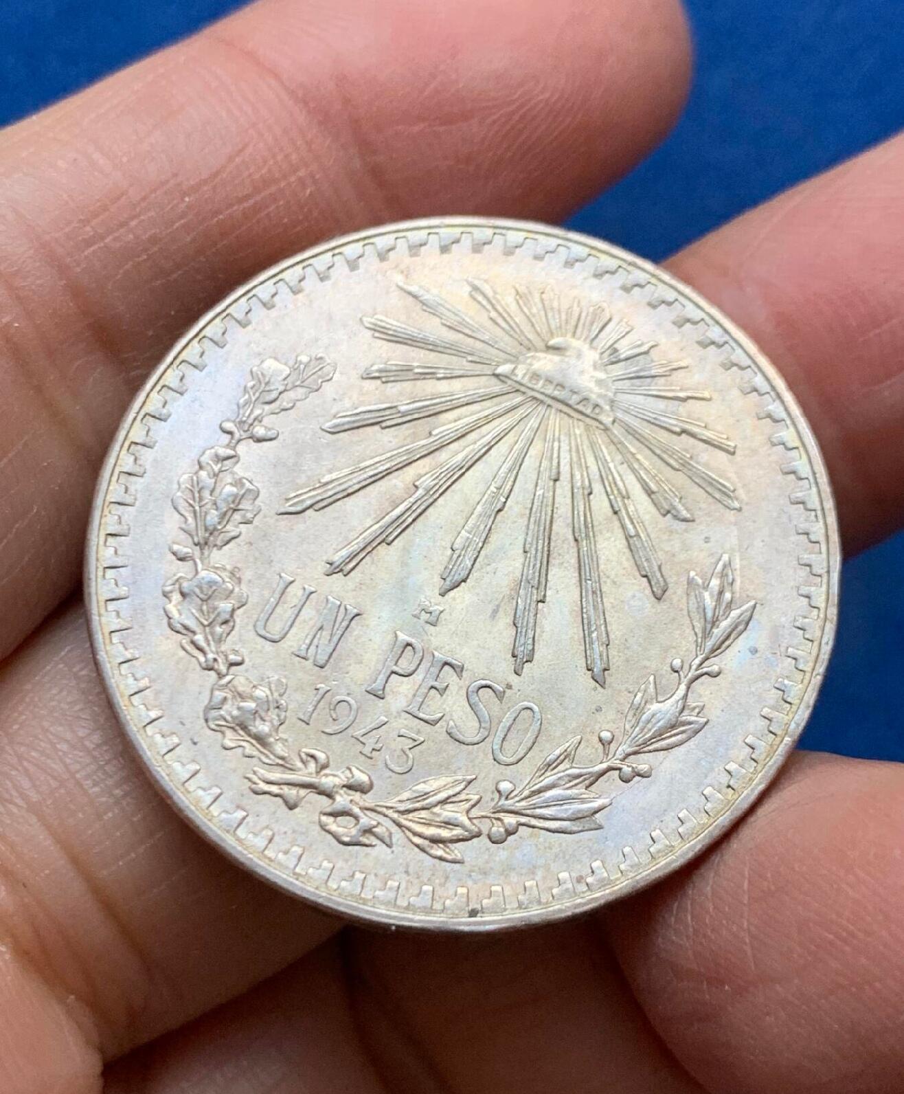 墨西哥1943年1比索银币