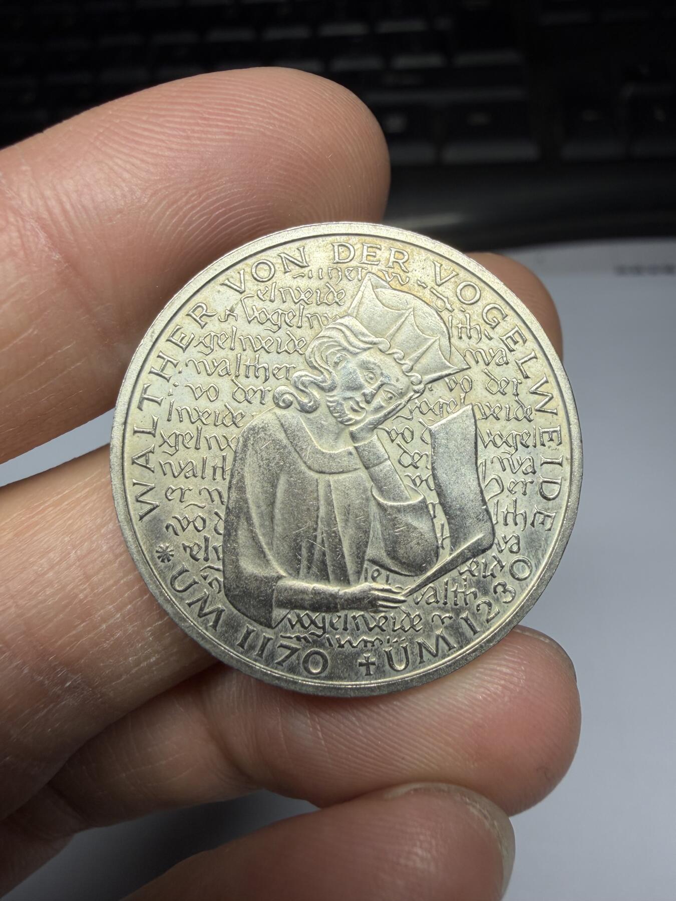 2025年集古藏今外币拍卖第二期-第6场—（总第306拍），可以寄存60天，满160元包邮。 1980年德国5马克纪念币02