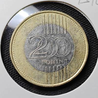 KK钱币收藏小铺  第395期  2月预留时间 周末发货 - 2009匈牙利200福林 