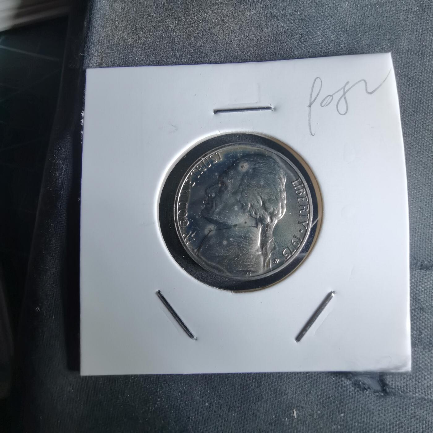 沼泽如烟--第990场 美国1975年5分精制币