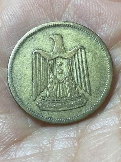 2026年第二十二场(总第一百九十一场）外国好品散币场(免佣金) - 埃及🇪🇬1960年5米利姆(阿拉伯联合共和国时期第一版，首发年仅发行2年)