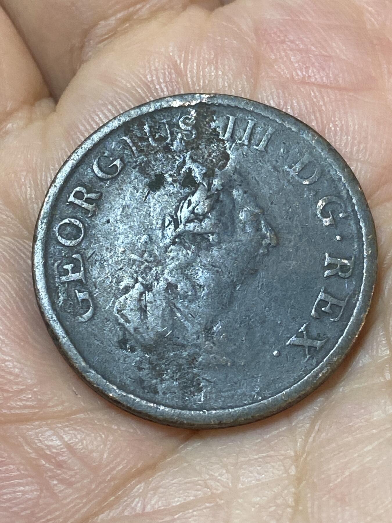 2026年第二十二场(总第一百九十一场）外国好品散币场(免佣金) 英属爱尔兰1805年1/2便士(乔治三世时期)