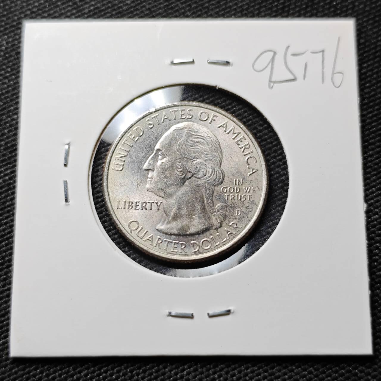 KK钱币收藏小铺  第395期  2月预留时间 周末发货 2013美国25美分 纪念币