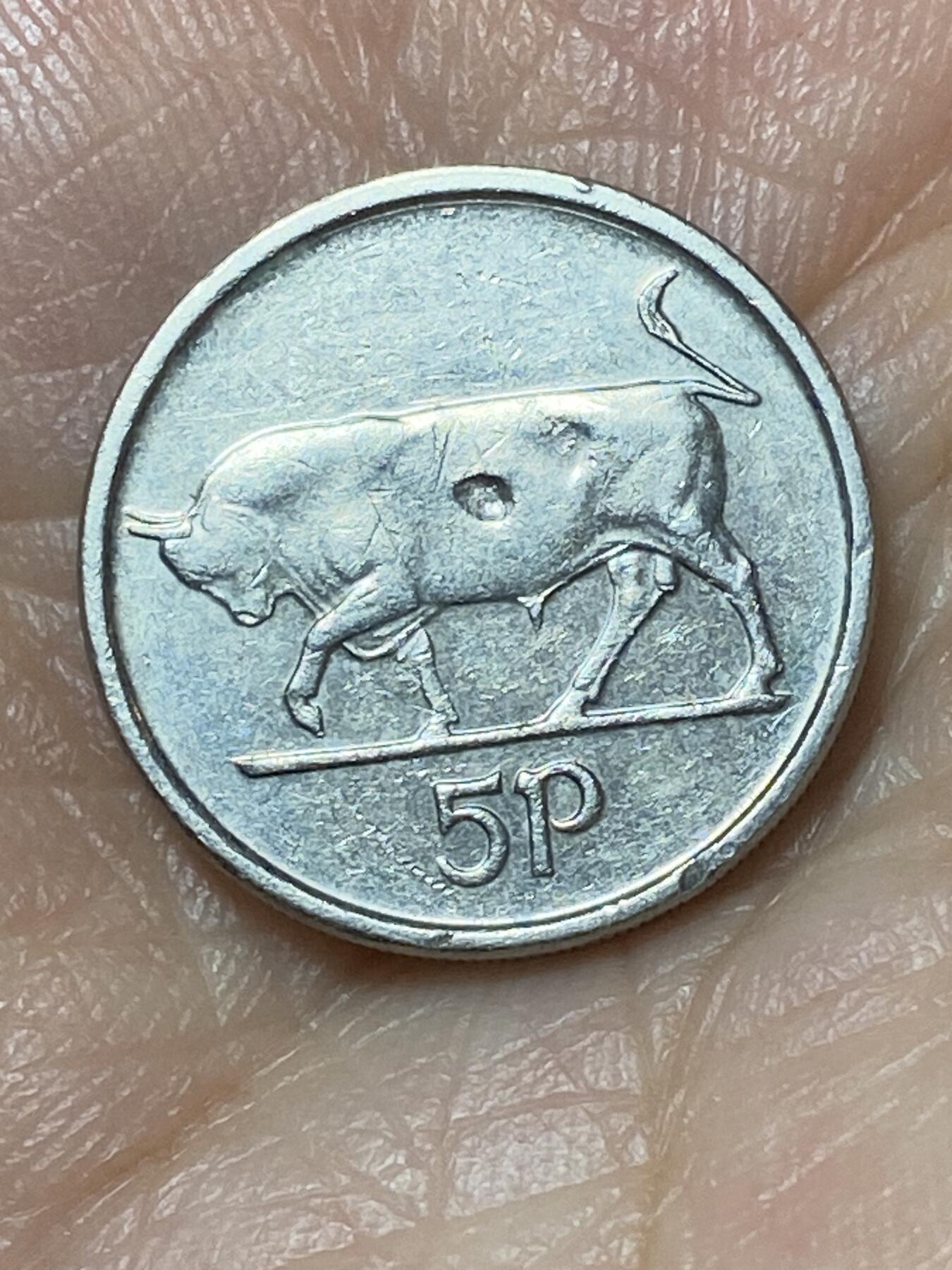 2026年第二十二场(总第一百九十一场）外国好品散币场(免佣金) 爱尔兰🇮🇪1994年5便士(共和国时期第二套第二版)