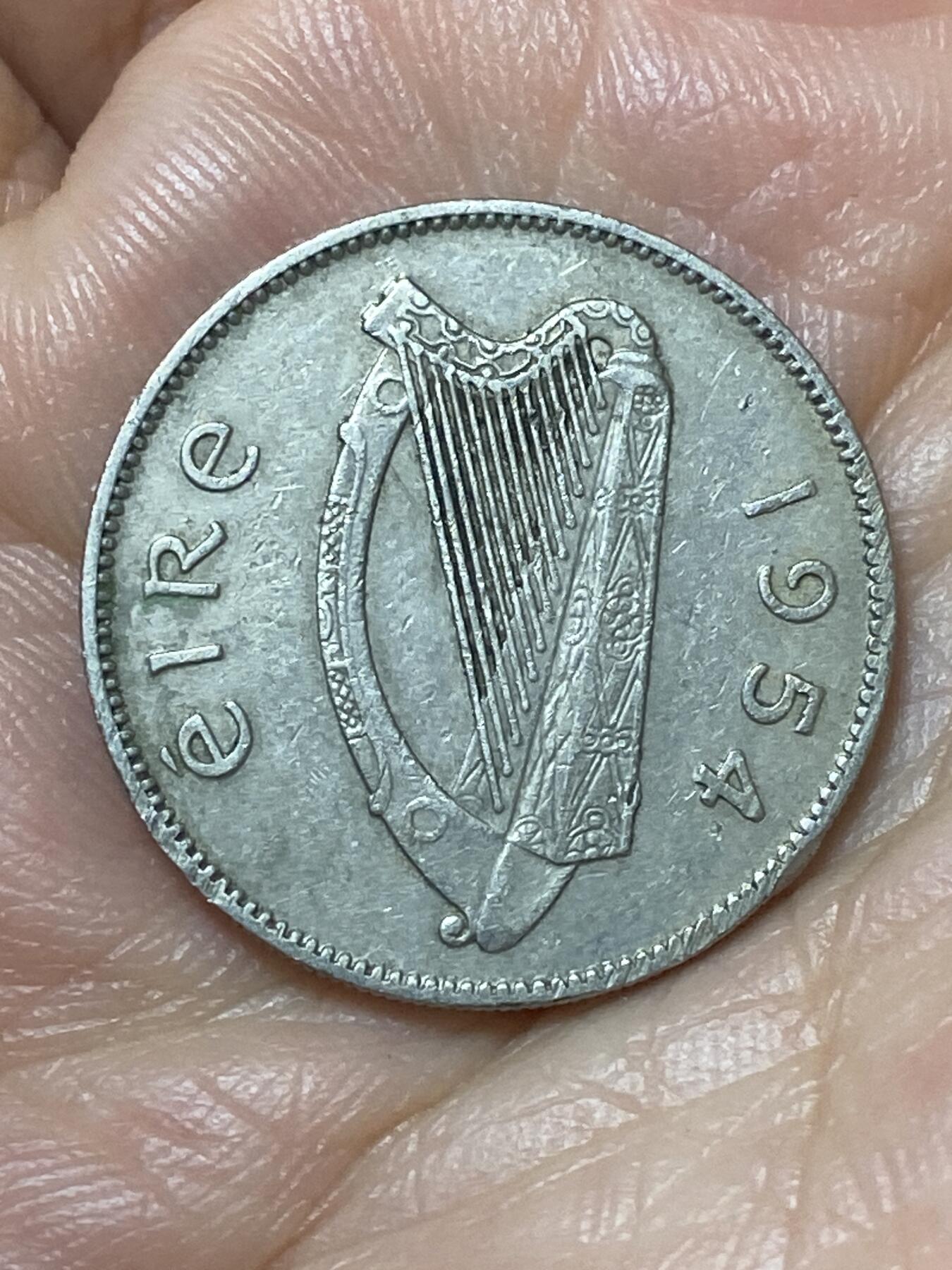 2026年第二十二场(总第一百九十一场）外国好品散币场(免佣金) 爱尔兰🇮🇪1954年1先令(共和国时期第一套第二版)