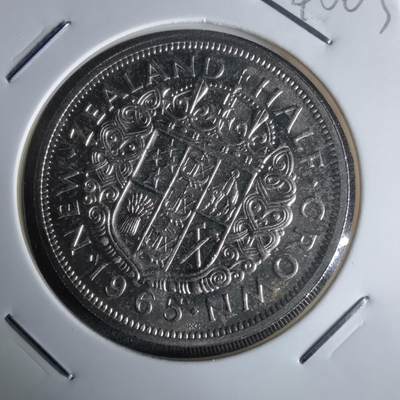 沼泽如烟--第990场 - 新西兰1965年半克朗