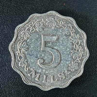 逸泉钱币2026第十二组世界钱币专场春节千件大拍A1614～2574 - 2493 马耳他5分