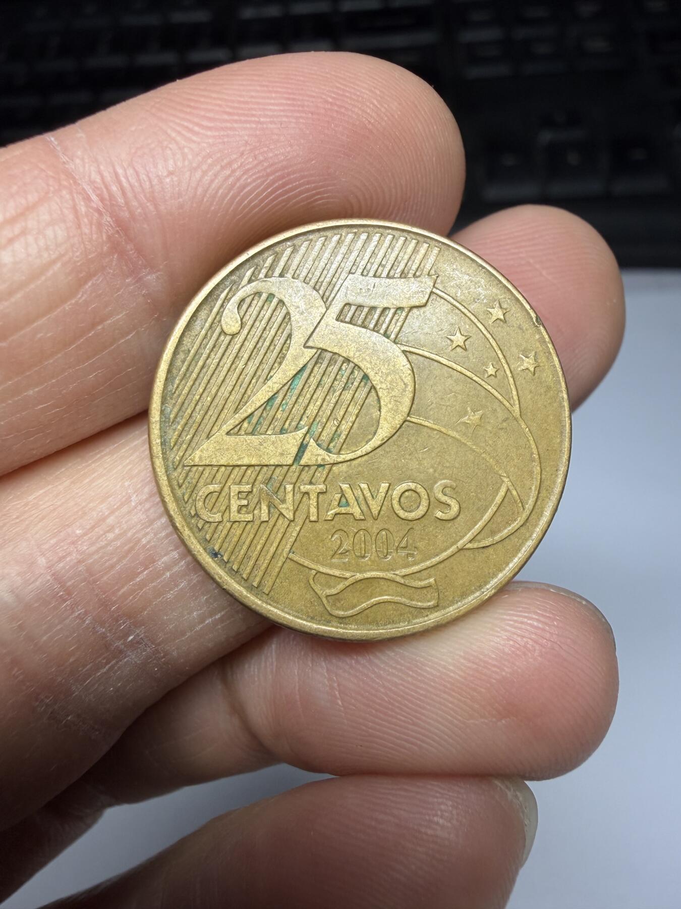 2025年集古藏今外币拍卖第二期-第6场—（总第306拍），可以寄存60天，满160元包邮。 2004年巴西25分