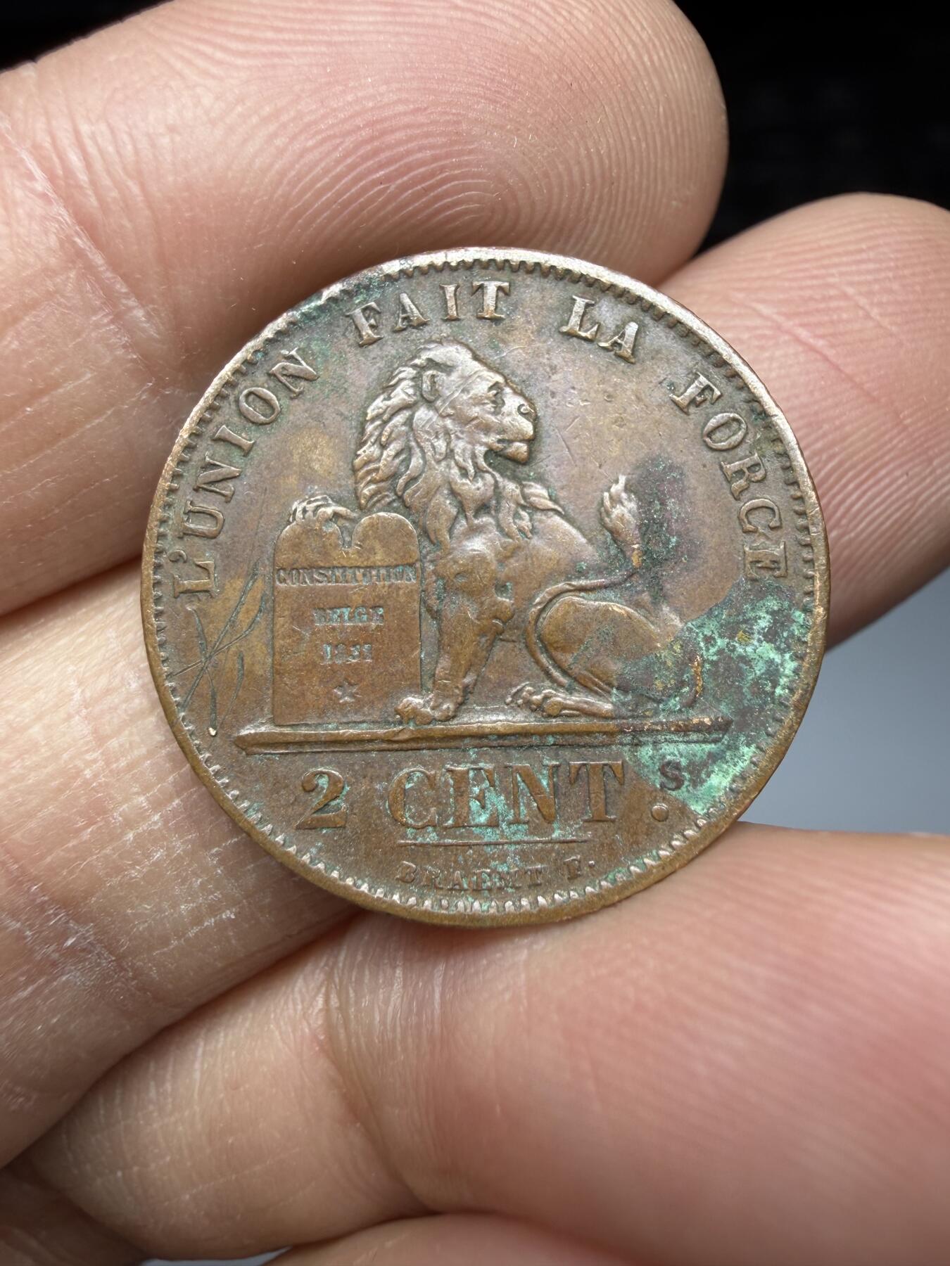 2025年集古藏今外币拍卖第二期-第6场—（总第306拍），可以寄存60天，满160元包邮。 1876年比利时2分