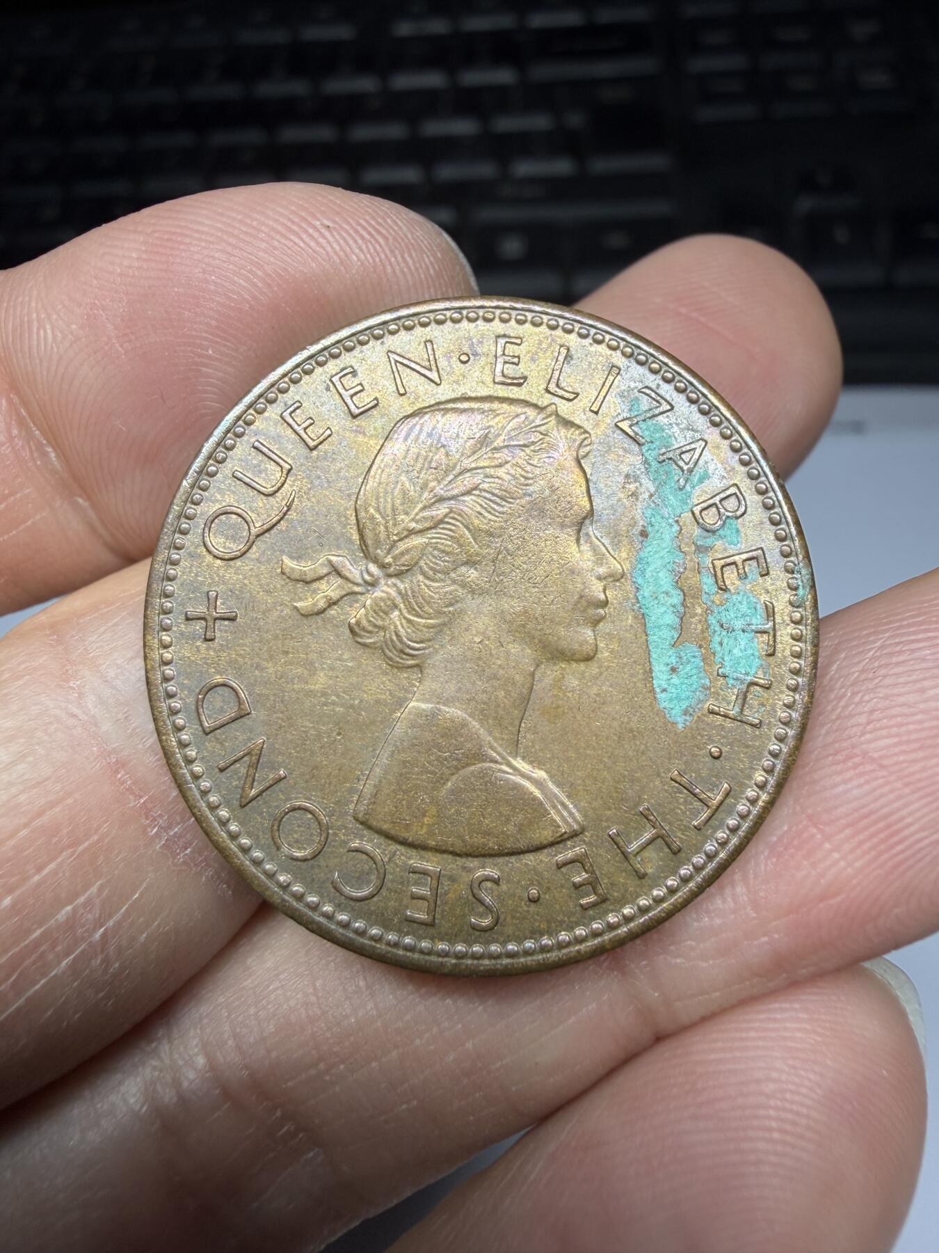 2025年集古藏今外币拍卖第二期-第6场—（总第306拍），可以寄存60天，满160元包邮。 1958年新西兰1便士