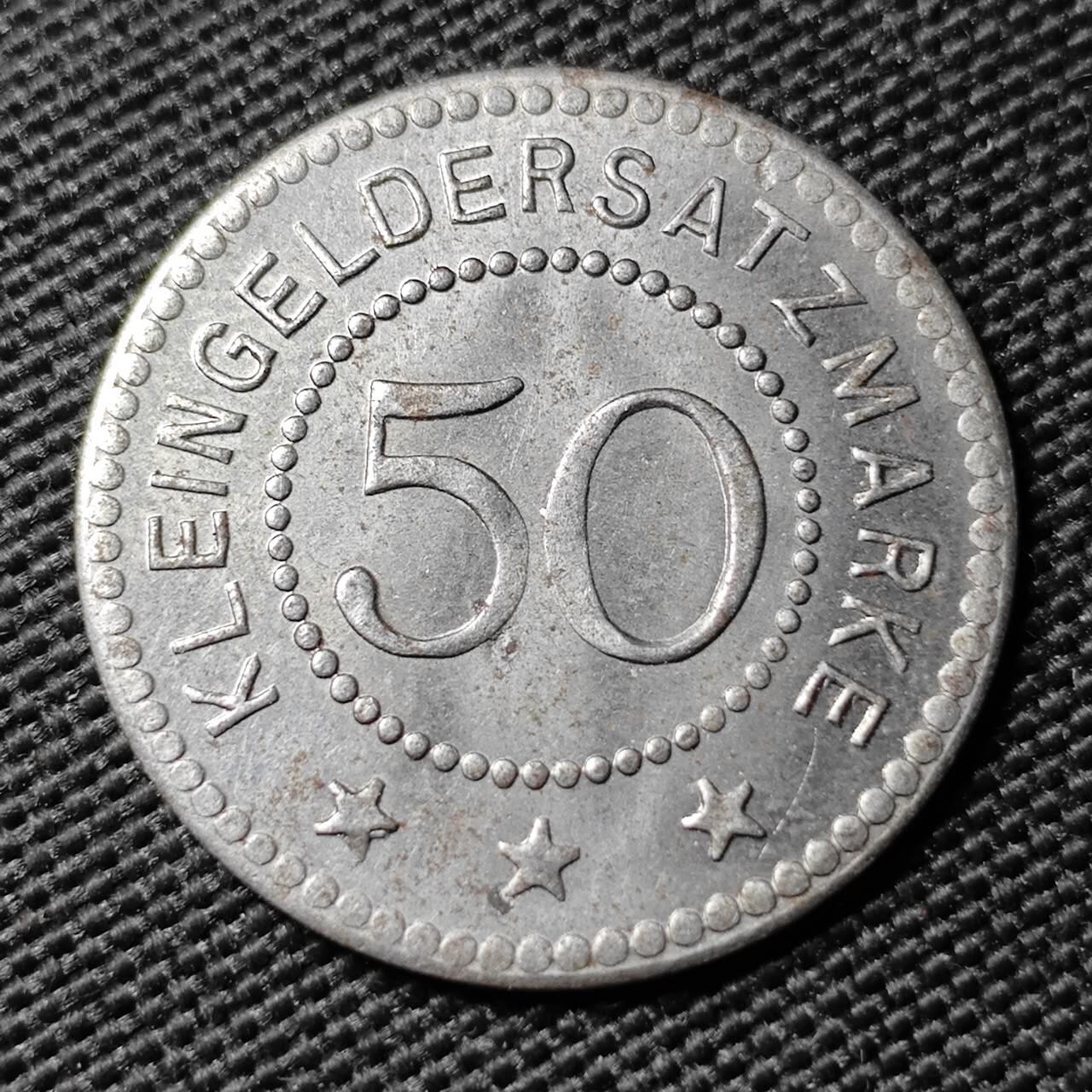 KK钱币收藏小铺  第397期 百期特怕（四拍之一） 2月预留时间 周末发货  1918 德紧Salzungen10芬尼铁币