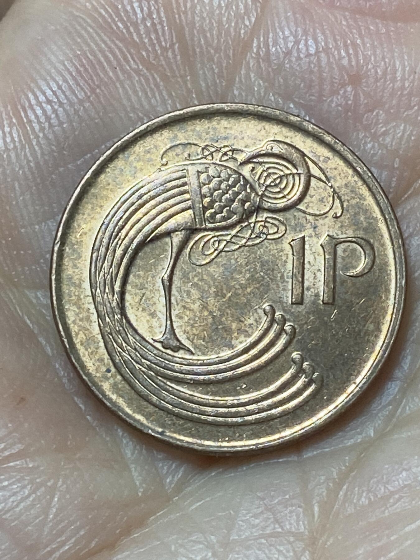 2026年第二十二场(总第一百九十一场）外国好品散币场(免佣金) 爱尔兰🇮🇪1990年1便士(共和国时期第二套第二版，镀铜钢材质有磁版)