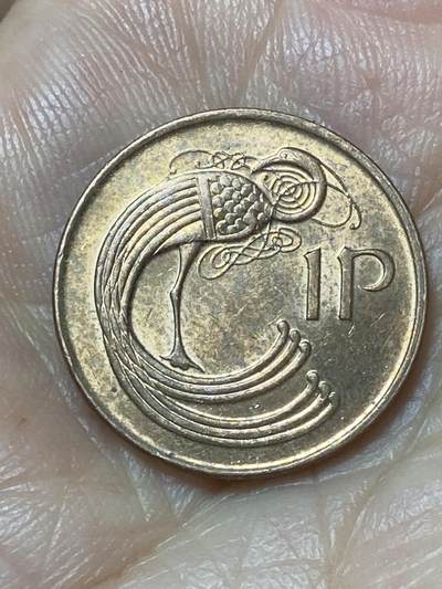 2026年第二十二场(总第一百九十一场）外国好品散币场(免佣金) - 爱尔兰🇮🇪1990年1便士(共和国时期第二套第二版，镀铜钢材质有磁版)