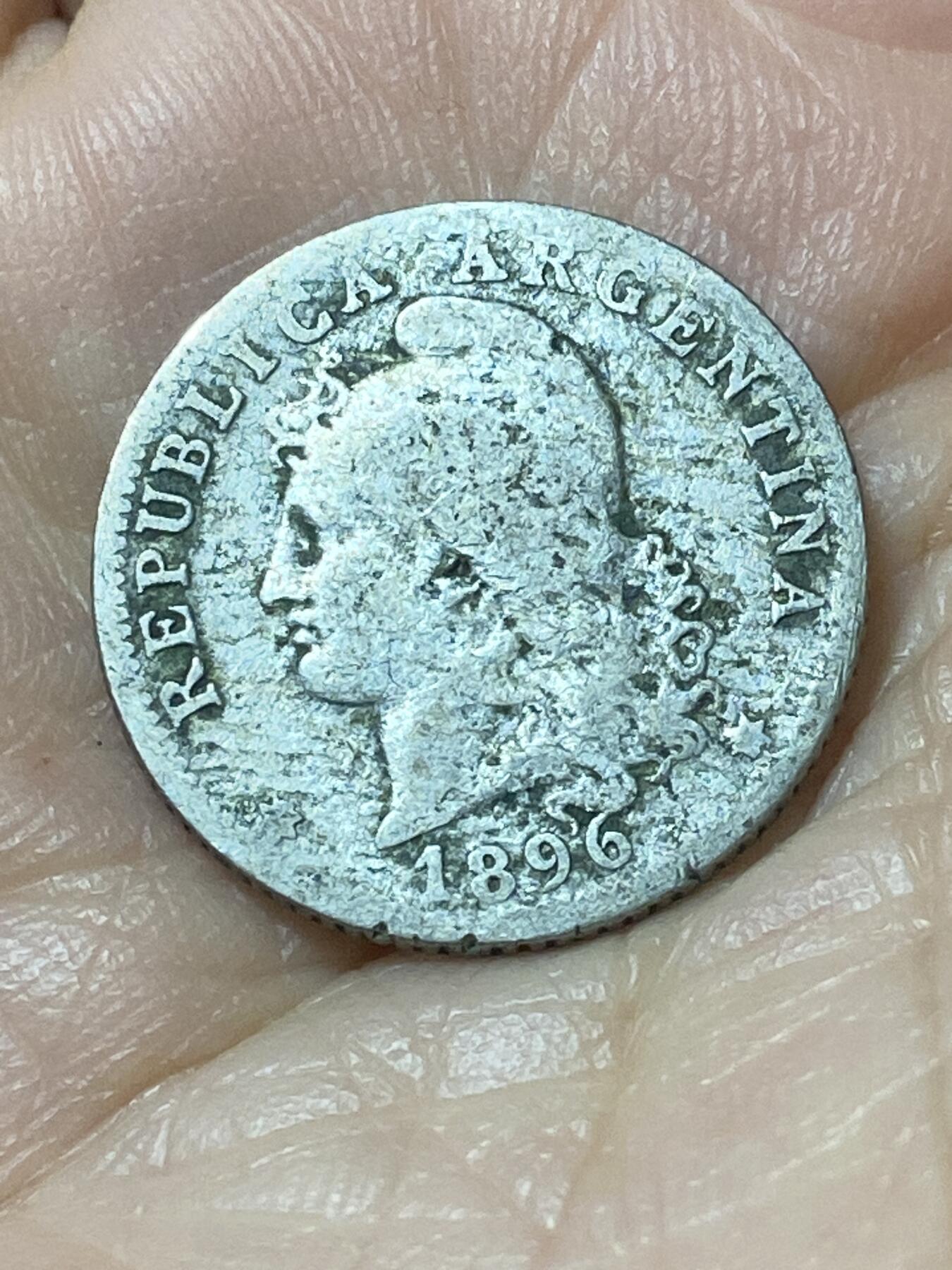 2026年第二十二场(总第一百九十一场）外国好品散币场(免佣金) 阿根廷🇦🇷1896年20分(1896–1950年第一版首发年)