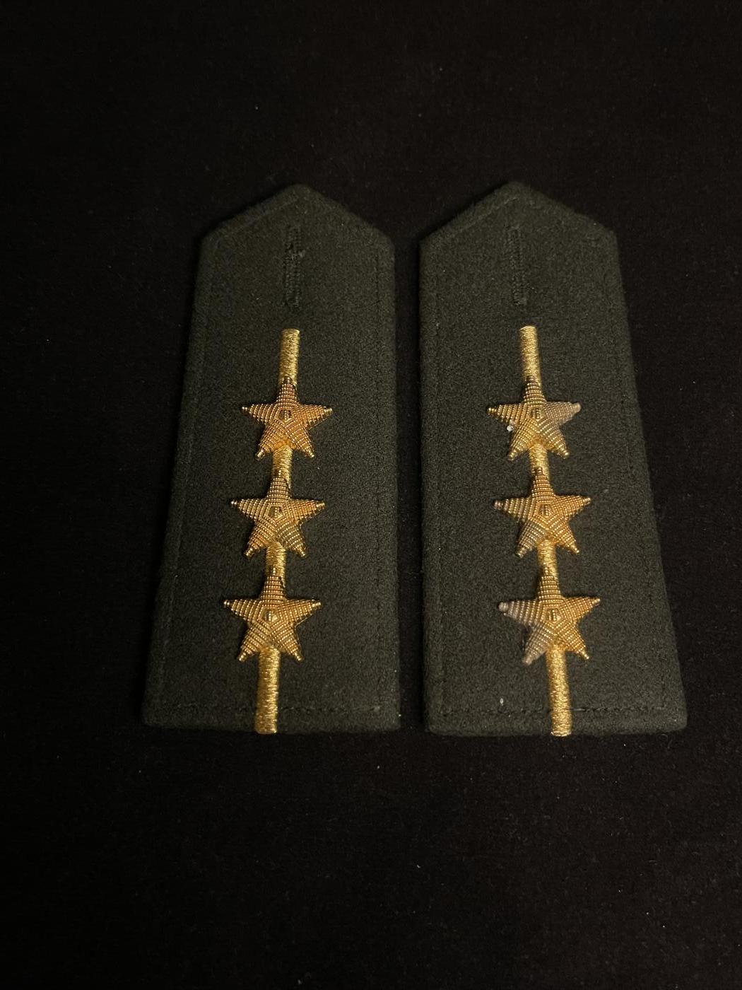 杂勋专场 南苏联AU07式礼服毛呢肩章