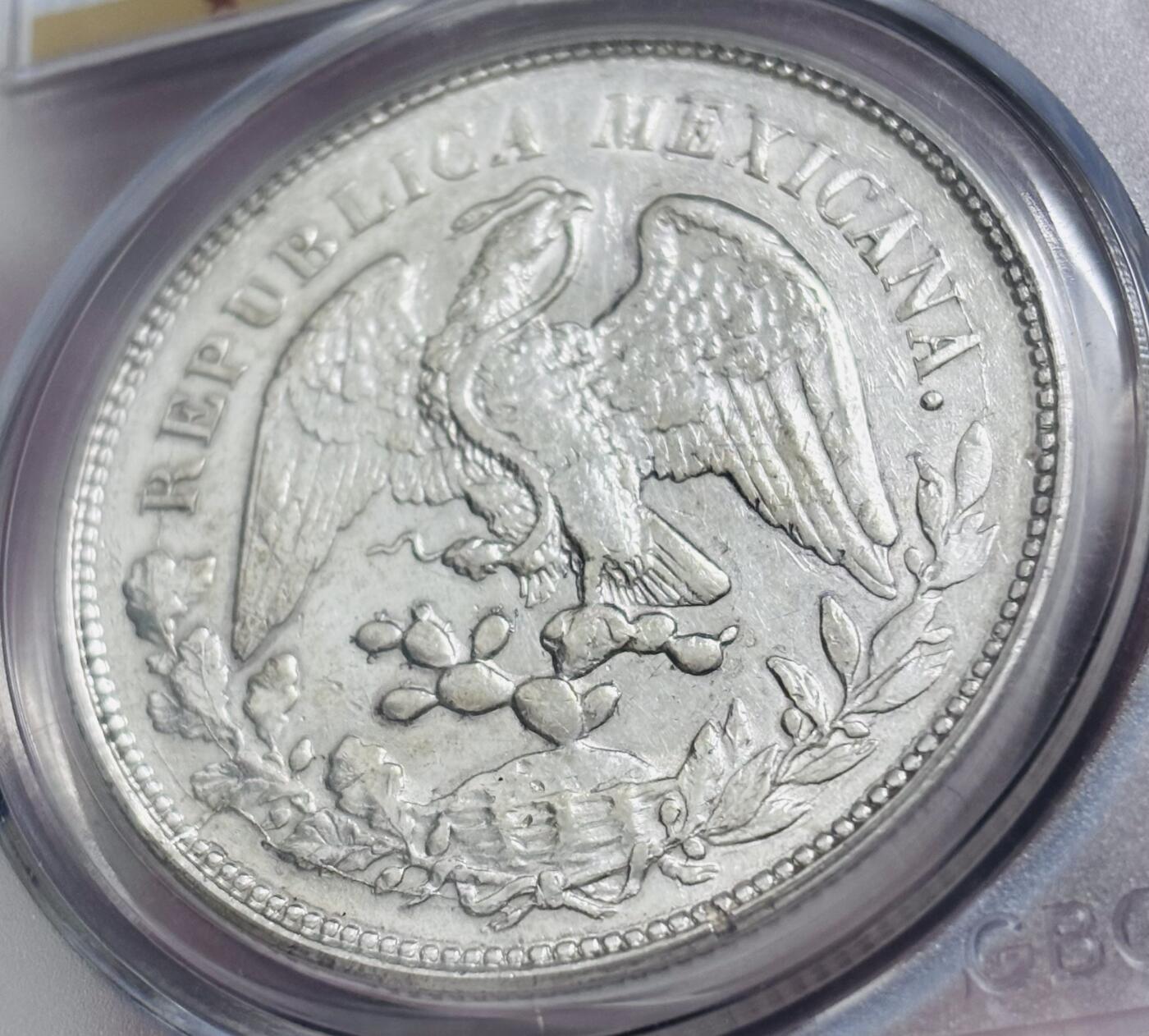 【金马踏春，泉马奔腾】2026 年新年贺岁场，（定于年初五接财神截拍）祝各位老板马到成功，马上有钱，愿岁岁平安喜乐顺遂 公博 AU58 分 1898 年墨西哥花边鹰洋银元